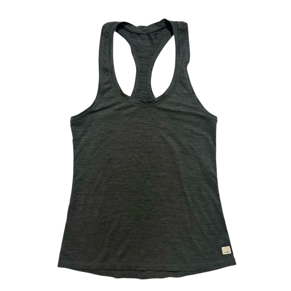Vuori Lux Performance Tank - Charcoal Heather XS